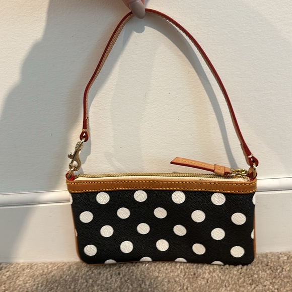 Dooney & Bourke Polka Dot Wristlet - Picture 2 of 2